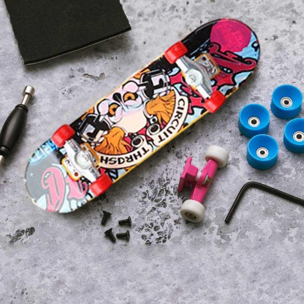 Needway Finger Skate Board Hadiah Natal Profesional Novelty Mainan Mini Skateboard Surfing Mainan Model Skateboard Mainan Edukasi Skate Truck Jari Mainan Fingerboard Mainan