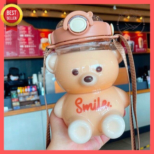 GOS -D212- BOTOL BERUANG BENING / BOTOL BONEKA POLOS 1,1Liter/ BOTOL VIRAL