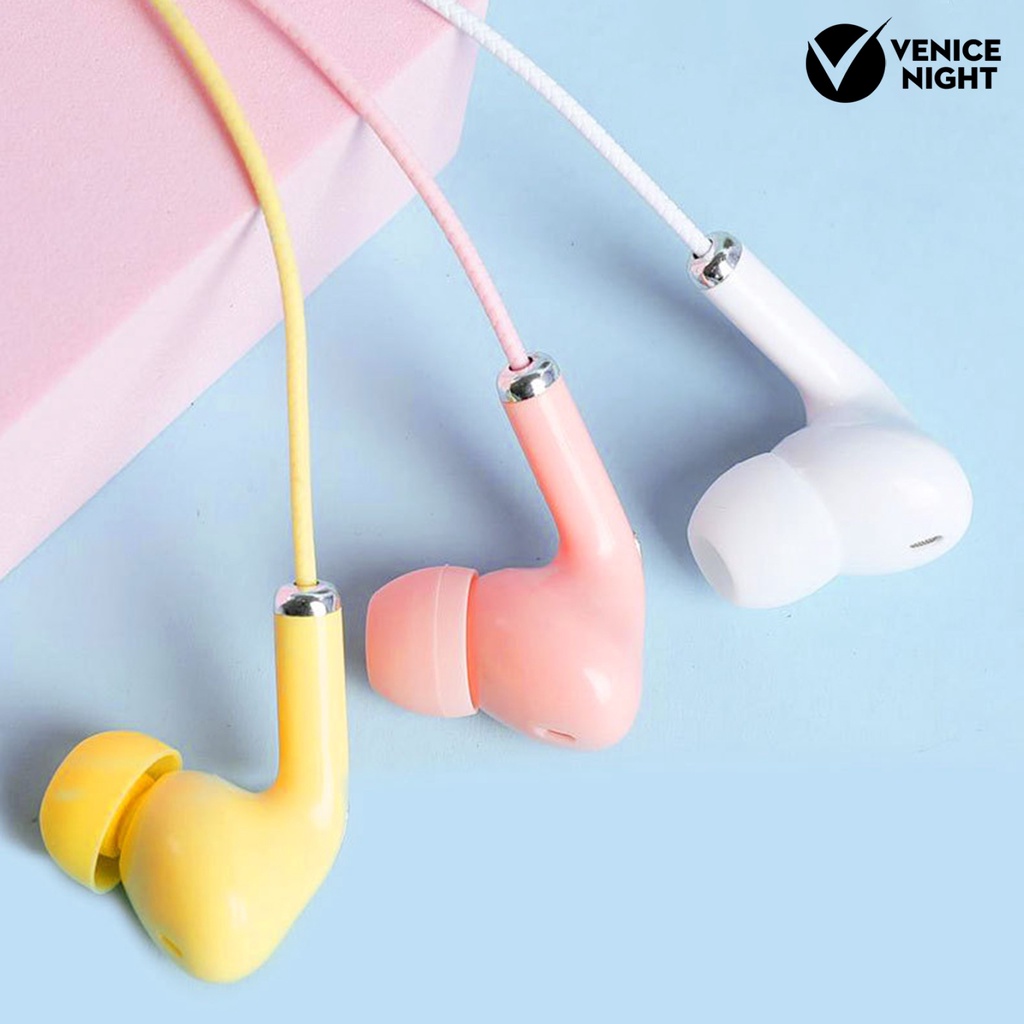 (VNEP) (Berkabel) Q3 3.5mm Plug Heavy Bass In-ear Earphone Earbuds untuk Telepon