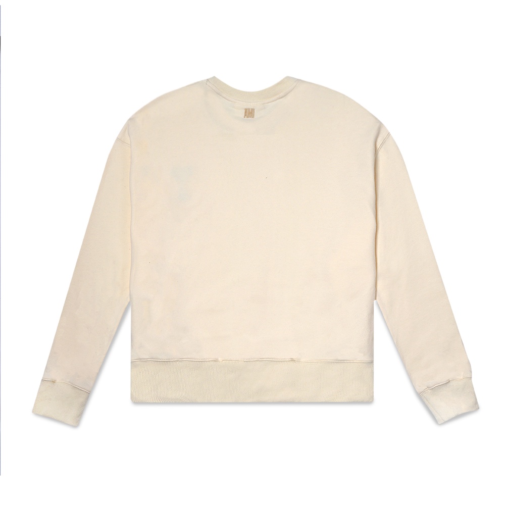 4M1 de Coeur Solid Logo Sweatshirt Beige