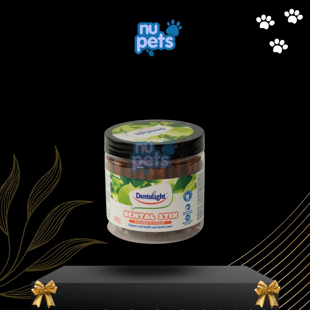 Dentalight Dental stix 220 gr snack Dog Cemilan Anjing