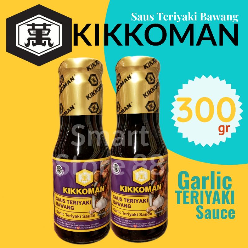 

KIKKOMAN GARLIC TERIYAKI SAUCE KIKKOMAN SAUS TERIYAKI BAWANG 300GR