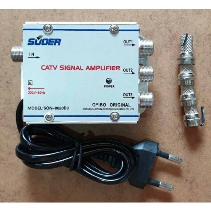 boster tv / booster tv / catv amplifier 3 spit