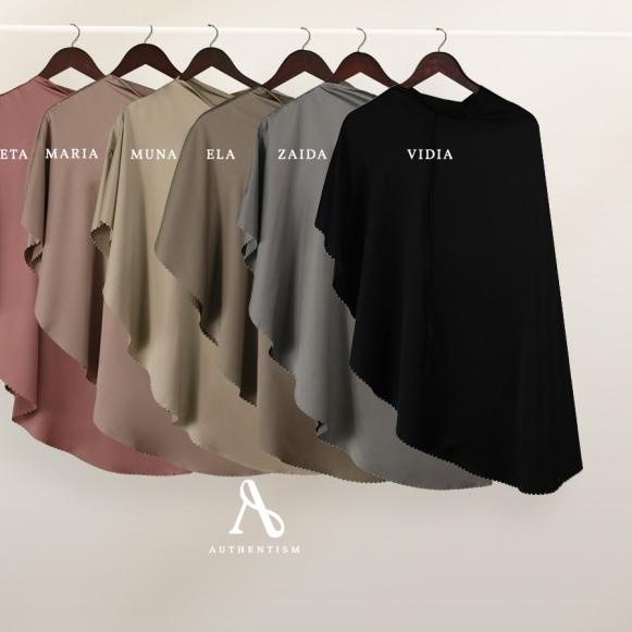 AUTHENTISM ID SAKA KHIMAR BASIC PREMIUM POLOS HIJAB BERGO INSTANT - ROSETA