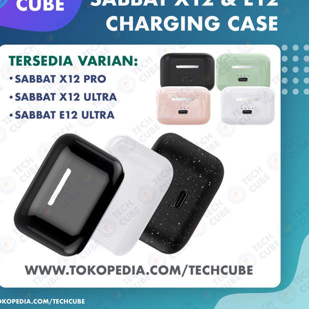 Sabbat Charging Case Box Tempat Charger Replacement X12 PRO E12 ULTRA - X12 PRO WHITE
