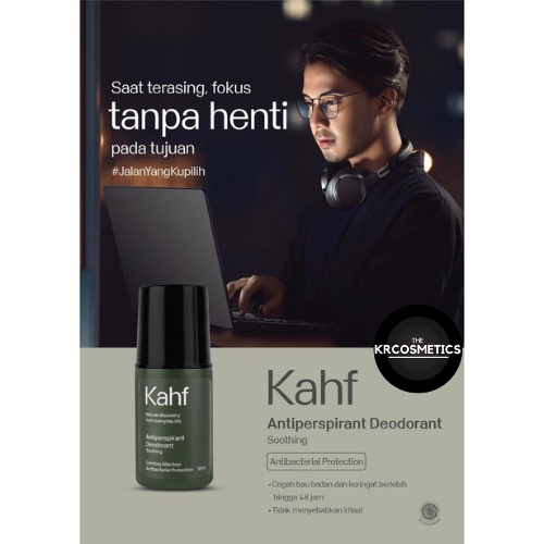 Kahf Soothing Antiperspirant Deodorant pria 50 ml