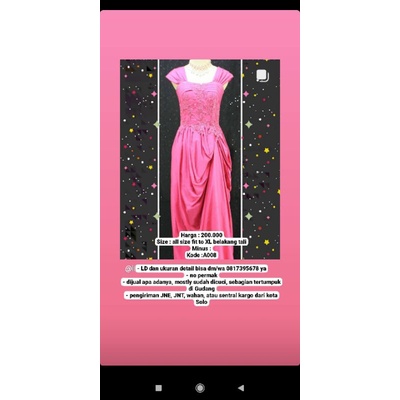 gaun mama preloved gaun mama second gaun big size gaun jumbo