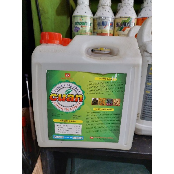 Pupuk cair urea Cuan amonium nitrat 5 Liter