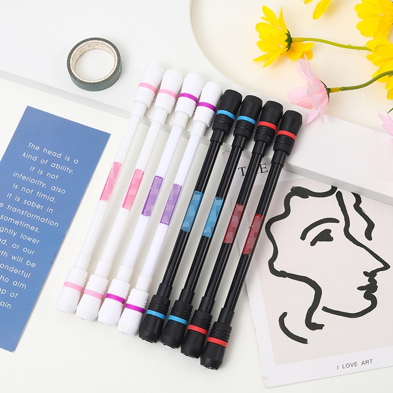 1pc Bolpoin Gel Desain Balance Finger Lucu Untuk Stationery Pelajar / Pemula