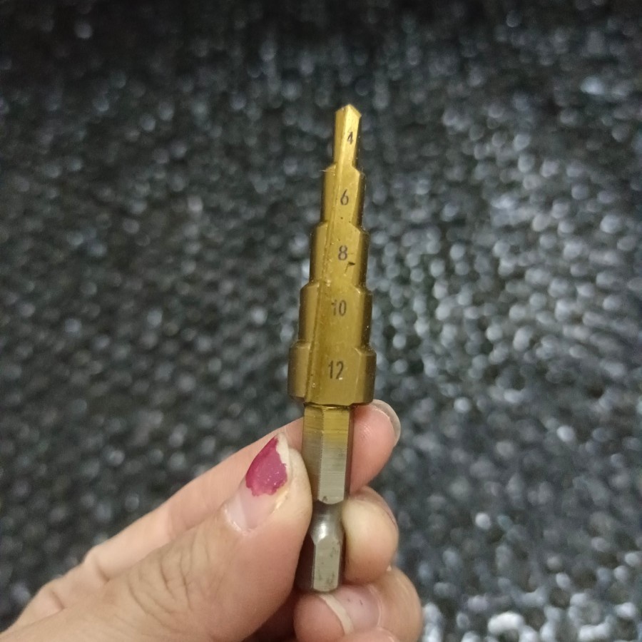 Mata bor besi beton sterp drill cone mata bor pagoda kerucut spiral