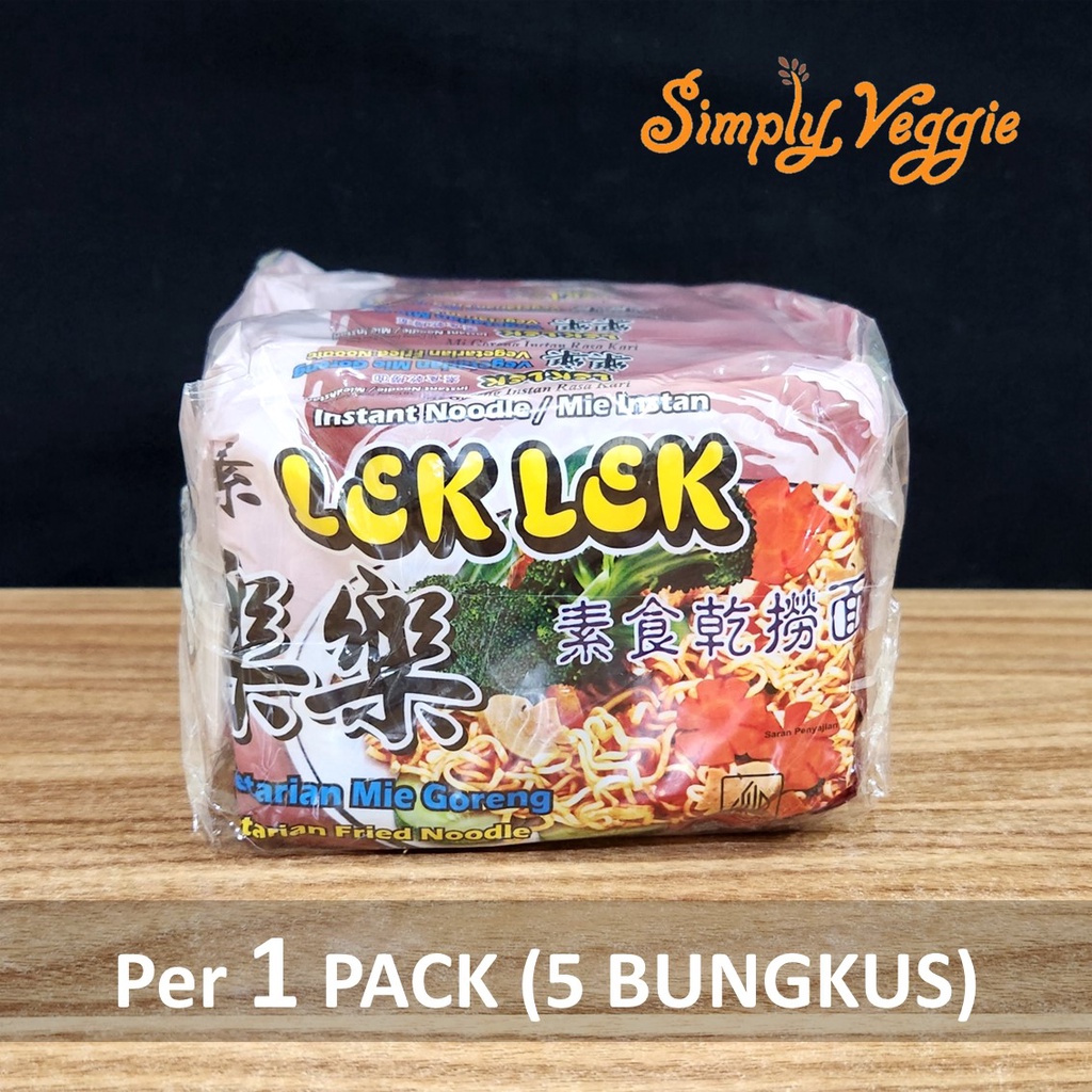 

Lek Lek Mie Instant Vegetarian Rasa Goreng / Vegetarian Instant Noodle Lek Lek