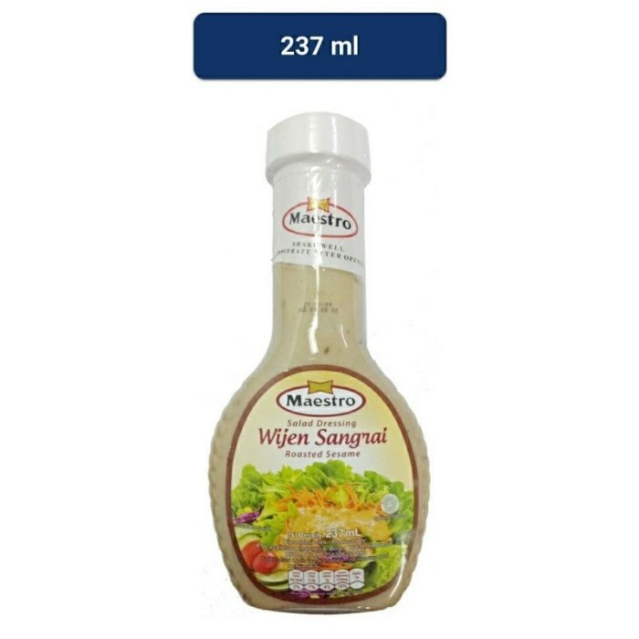 SAUS WIJEN SANGRAI MAESTRO ROASTED SESAME SALAD DRESSING BOTOL 237ML