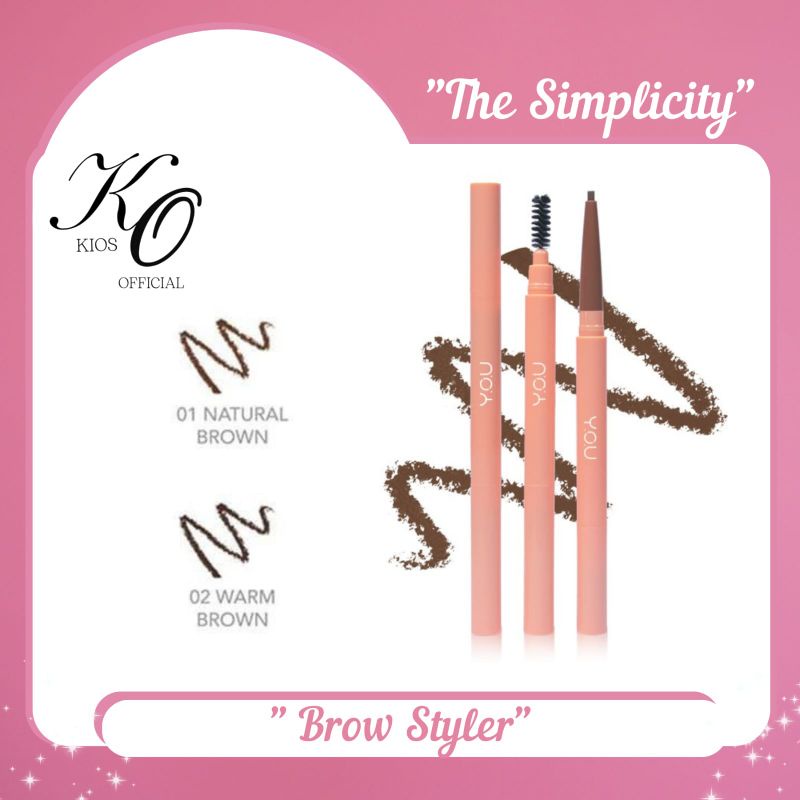 Kosmetik You The Simplicity Brow Styler | Pensil Alis You