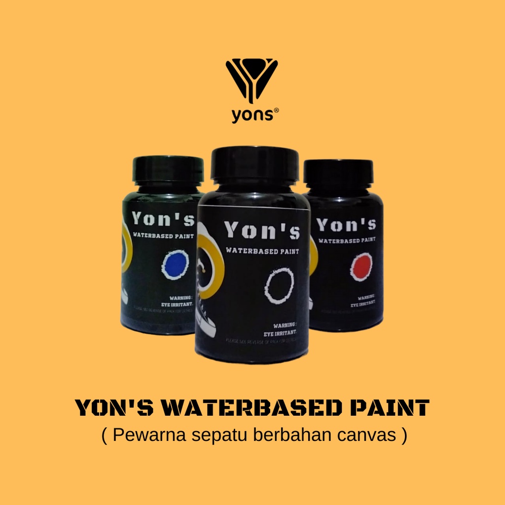 CAT SEPATU | CAT SEPATU CANVAS | YONS WATERBASED PAINT