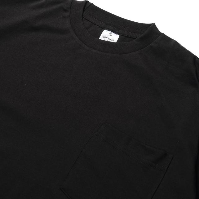 Sipolos Kaos Oversize Pocket Series - Black - S