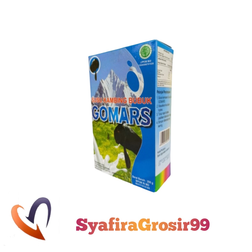 

GOMARS SUSU KAMBING ETAWA BUBUK 200gram [rasa Original]