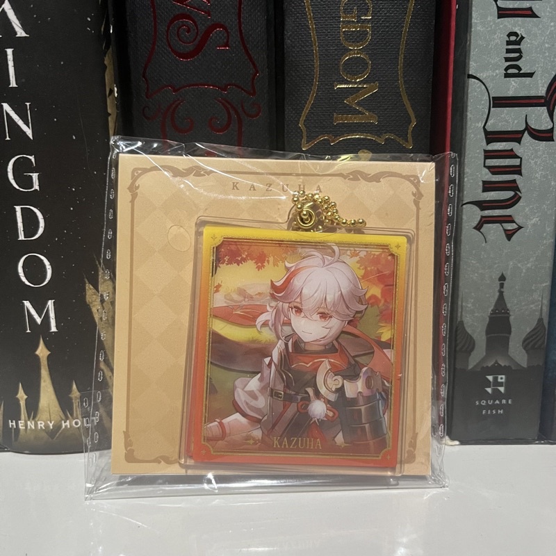 OFFICIAL GENSHIN IMPACT Zhongli Aether Lumine Paimon Ganyu Lisa Fischl Thoma Xiao Azdaha BADGE Hoyofest Keychain Gantungan Kunci Jewel Camping