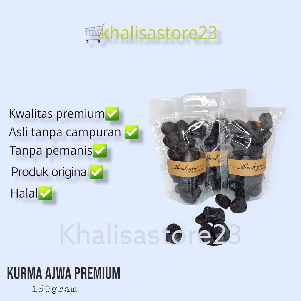 kurma ajwa kemasan 150gram