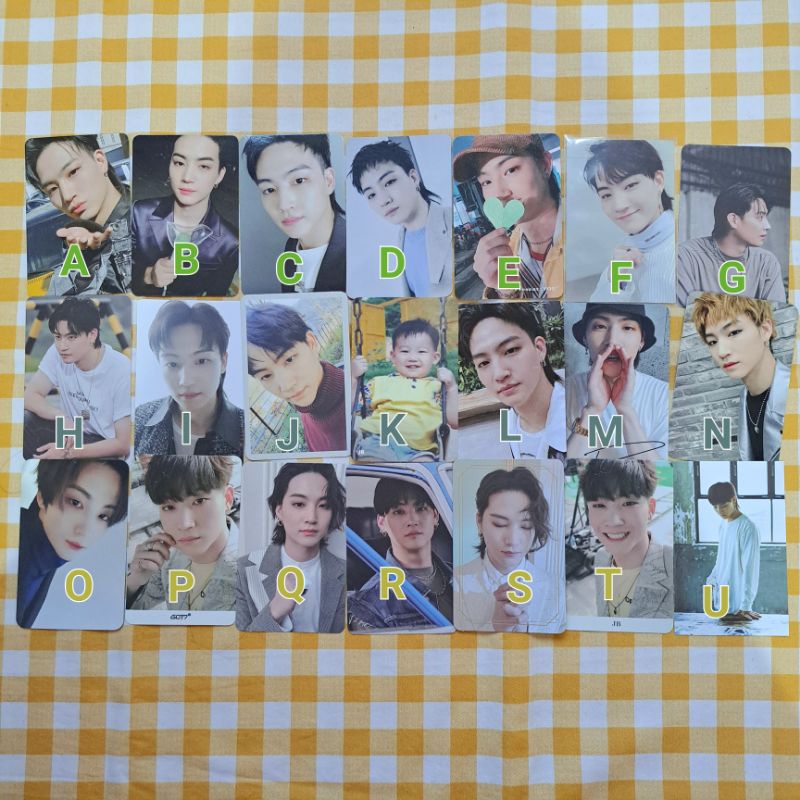 GOT7 JAYB JB JAEBEOM Official Photocard Pc