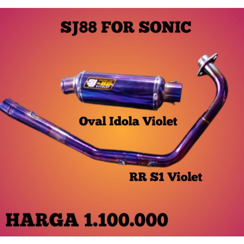 Knalpot SONIC SJ88 GP IDOLA Violet
