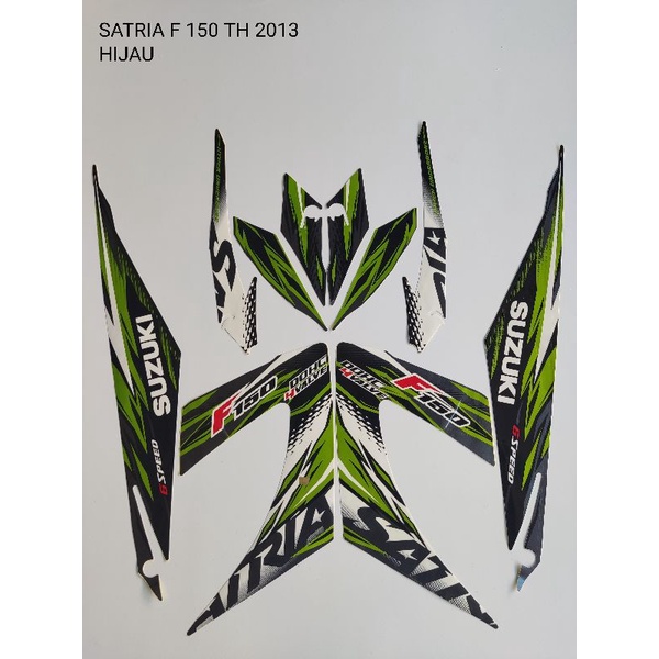 STRIPING ORI SUZUKI SATRIA FU Th 2013