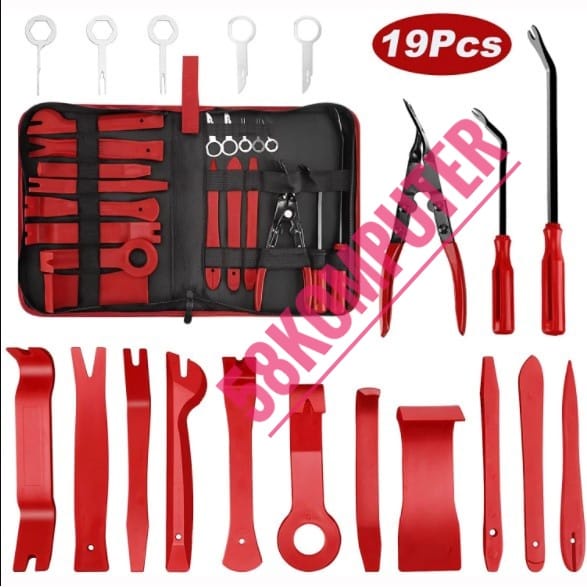 Pengungkit Body Mobil 434 in 1 Alat Congkol Dasboard Interior Mobil Alat Pembuka Baut Dasboard Interior Mobil Pry Tool Set For Car Audio Door Clip Panel Trim Dash Alat Reparasi Dashboard Audio Mobil Paket Lengkap Alat Reparasi Mobil