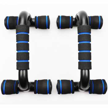 GS7i TOMSHOO Alat Gym Fitness Roller Push Up Bar Hand Grip 5 In 1 TS002 Hitam/Blue Ori-YA