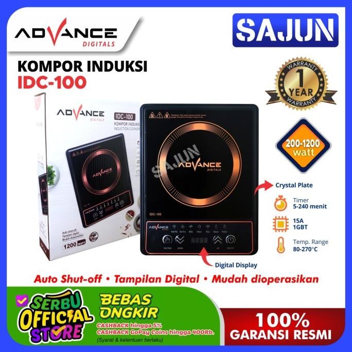 Advance Induction Cooker Idc100 Kompor Listrik Induksi Advance Idc-100 Stormichell