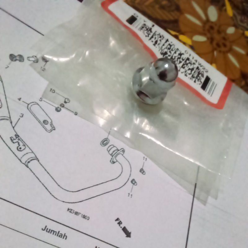 mur knalpot Honda CB150R original