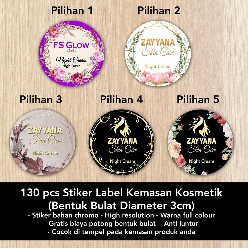 

BIG SALE 150 pcs stiker label Skincare / label skincarel / Stiker Pot Cream / stiker cream ♘ 894