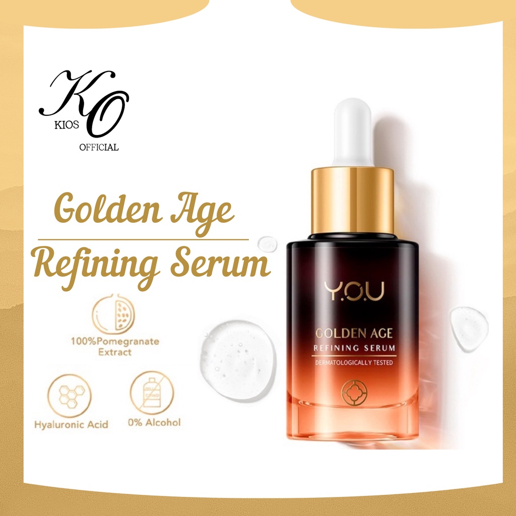 Kosmetik You Golden Age Refining Serum / Serum Wajah 20ml