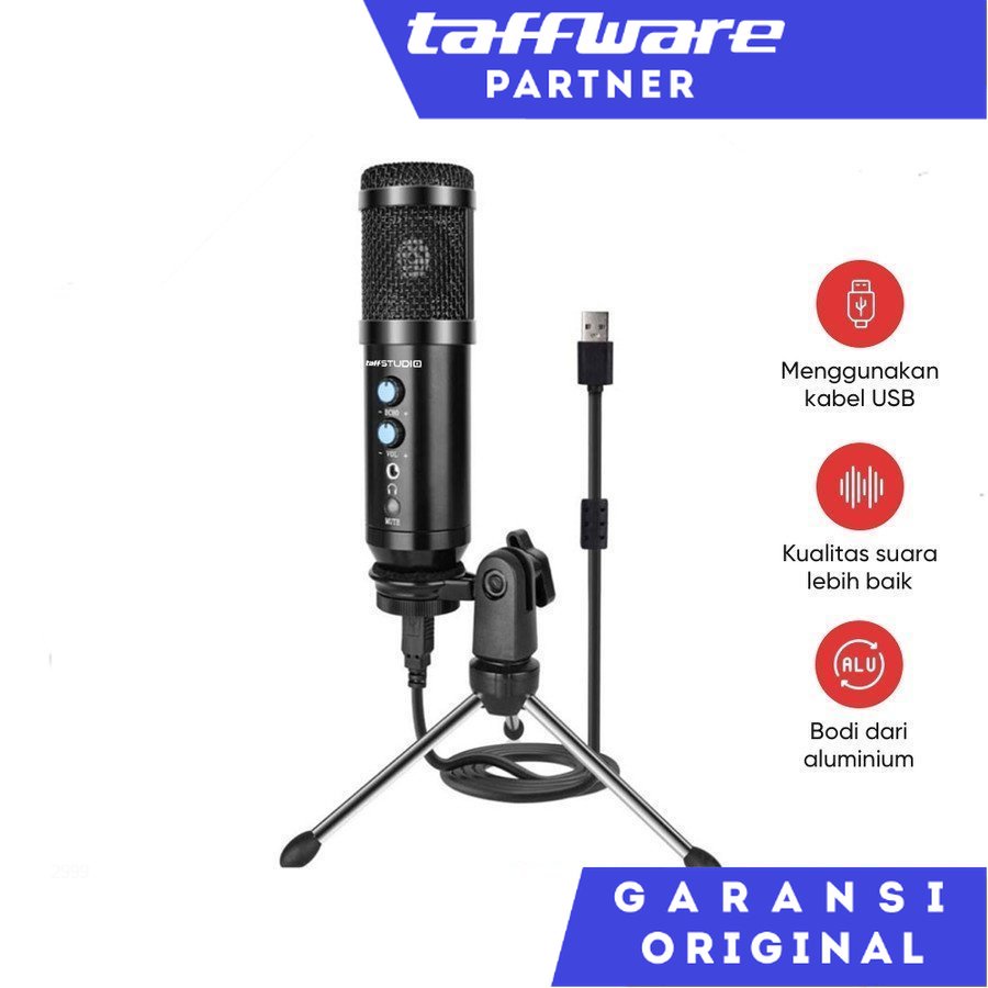 Tech Microphone Condenser USB Mikrofon with Stand - UD-900FX  TaffSTUDIO