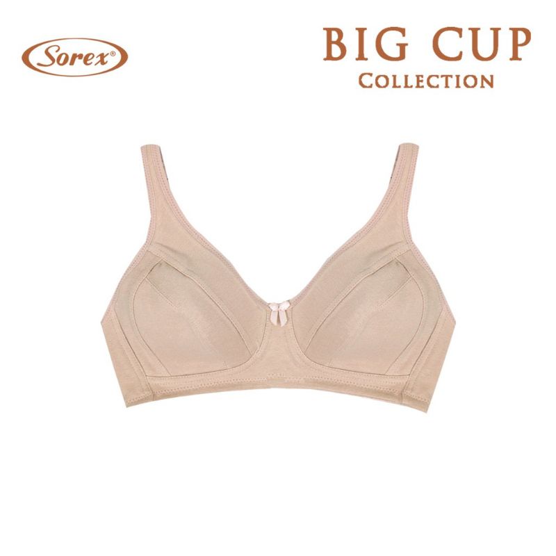 BRA SOREX 01008 BH CUP BESAR JUMBO TANPA KAWAT BUSA TIPIS KATUN ORIGINAL