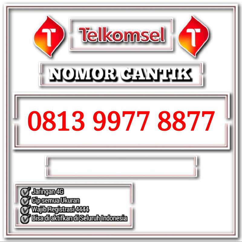 nomor cantik simpati 9977 8877