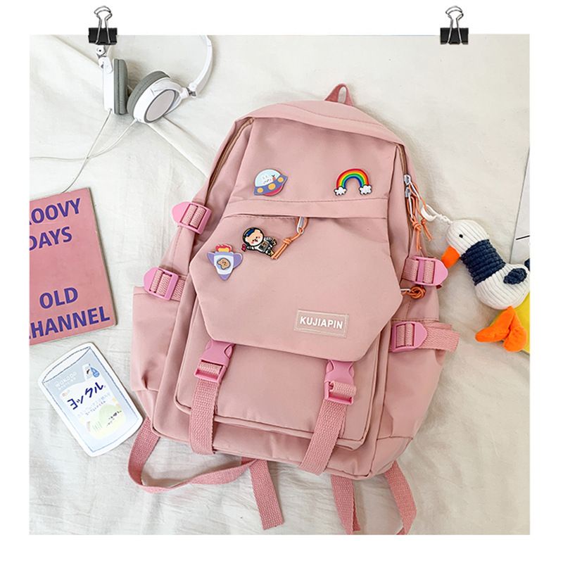 MV_Marvelouz  MV804778 Tas RANSEL Wanita Nilon Stylish Include Gantungan Boneka terbaru 1kg bisa 2 tas supplier tas import EL 4778