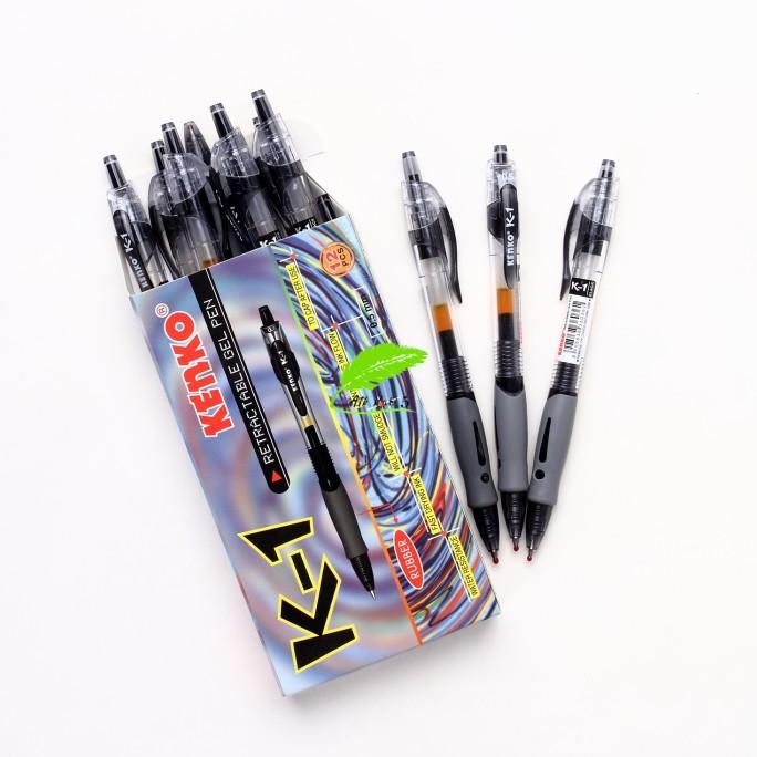

TERMURAH KENKO Pulpen K-1 Retractable Gel Pen 0.5mm - Lusin /ALAT TULIS AESTHETIC/ALAT TULIS SEKOLAH/ALAT TULIS SET/ALAT TULIS LENGKAP/ALAT TULIS ANAK/ALAT TULIS LUCU