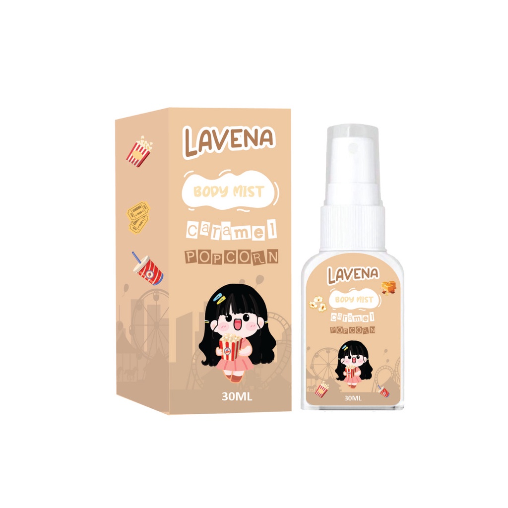 LAVENA BODY MIST 30ML -  BODY SPRAY LAVENA BPOM BODY MIST CHINGU KIYOWO YEPPU YEPPU FLEO BODY MIST - LAVENA