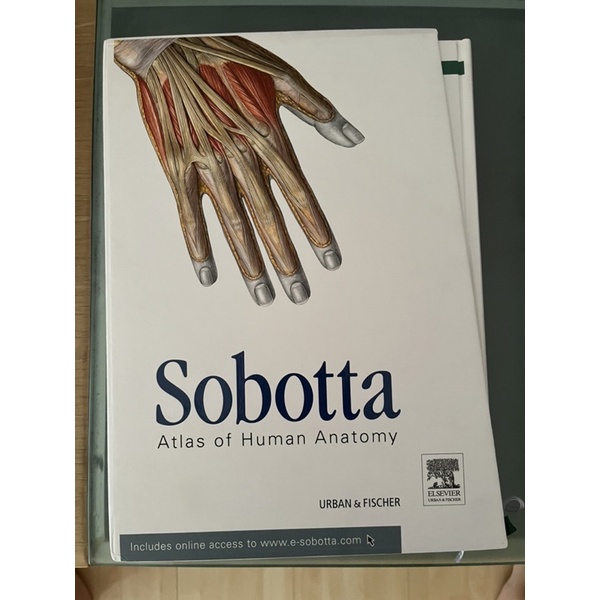 

sobotta atlas of human anatomy pre loved like new / buku kedokteran anatomi