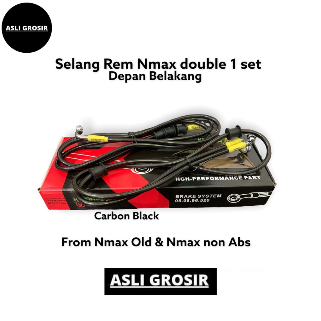 Selang Rem 1 Set Depan Belakang Variasi Nmax Old and New Non Abs Kimsaco Thailand Import