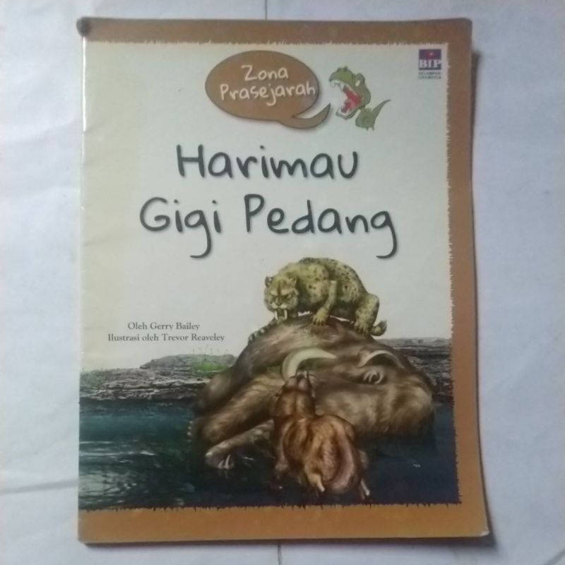 Buku Cerita Anak Original Harimau Gigi Pedang
