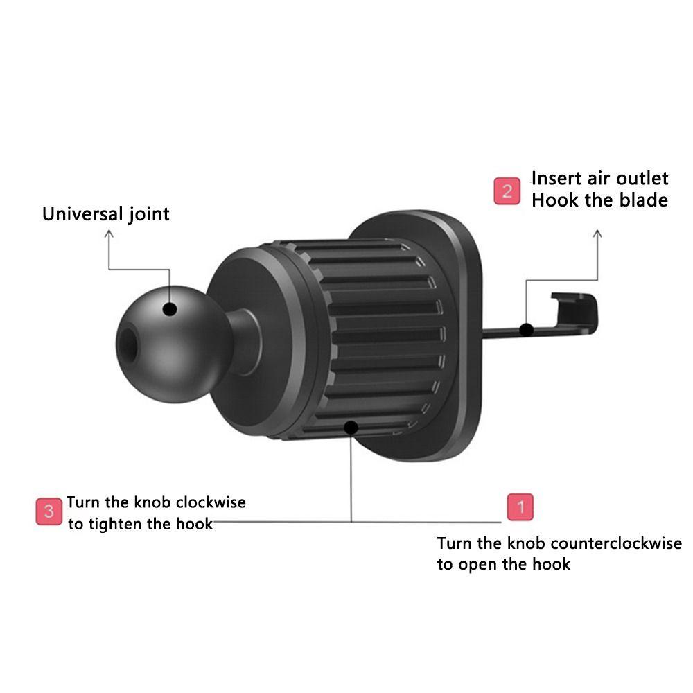Klip Ventilasi Udara Mobil TOP Universal GPS Handphone Bracket Air Vent Mount