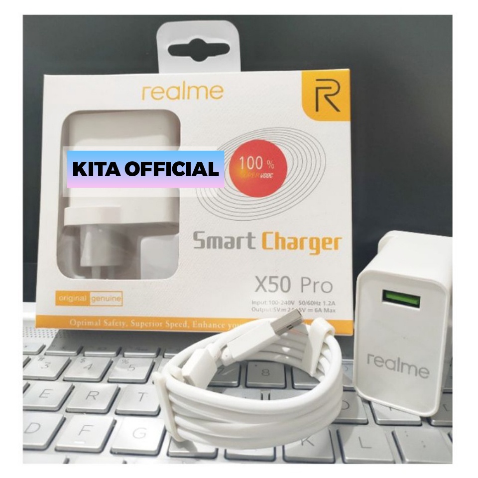 [SO] TRAVEL CHARGER REALME X50 PRO 30W ORI99% PACK IMOROT