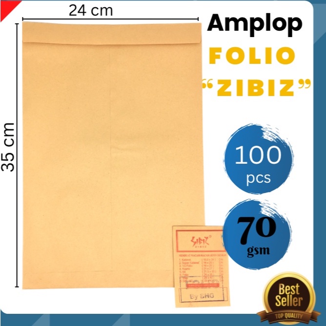 

NS Amplop Coklat FOLIO ( 24x35Cm )