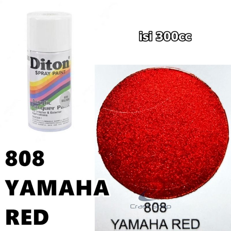 Cat Pilox Diton Yamaha Red 808 300cc Warna Merah Candy Tone Smoke frame sepeda motor mobil pylox