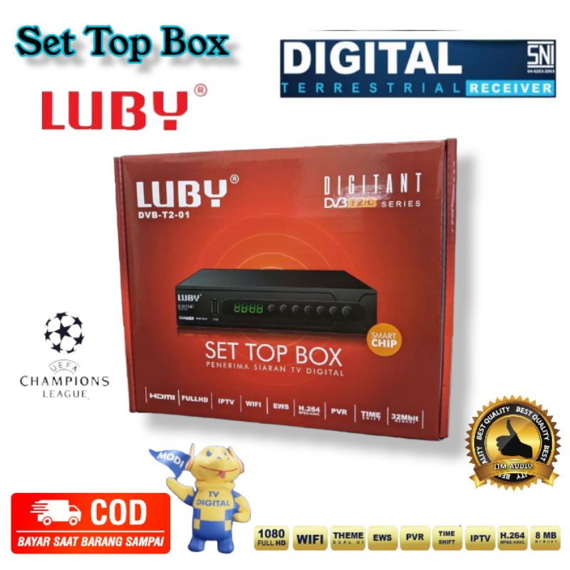 STB TV DIGITAL STB LUBY Set Top Box Digital Tv LUBY