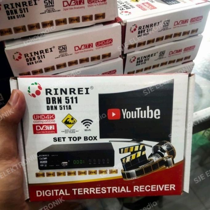 Set Top Box Digital Tv Rinrei Drn 511 Receiver Tv Digital Youtube