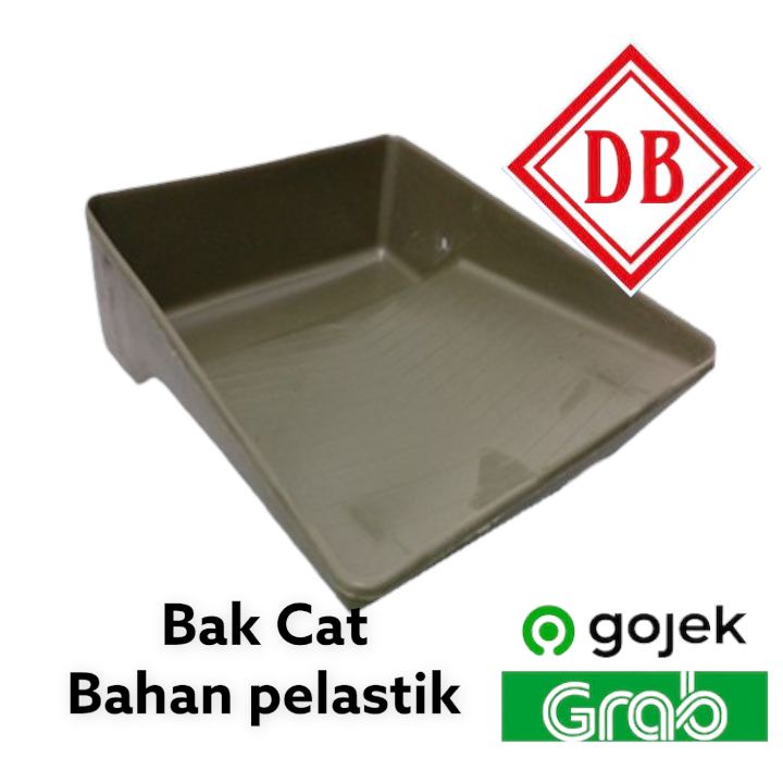 BAK CAT HIJAU ANTI PECAH/TEMPAT CAT/TEMPAT ROL CAT
