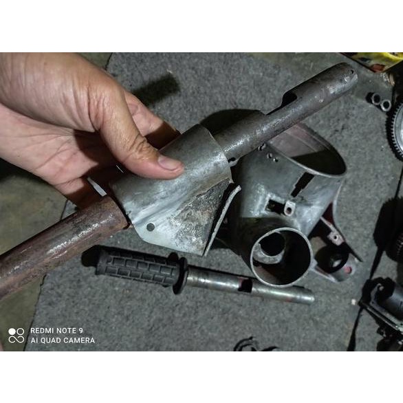 Stang batok vespa super 66 original copotan/cabutan