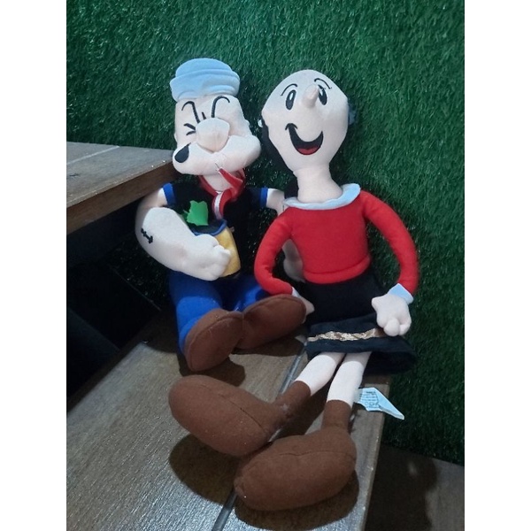 Boneka pelaut popeye dan olive