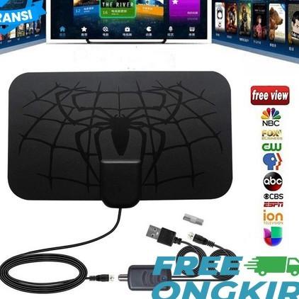 Antena TV Digital Lengkap Dengan Booster (Sinyal Kuat)